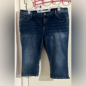 Lane Bryant Skinny Pedal Fit Genius Denim Capri  Jeans